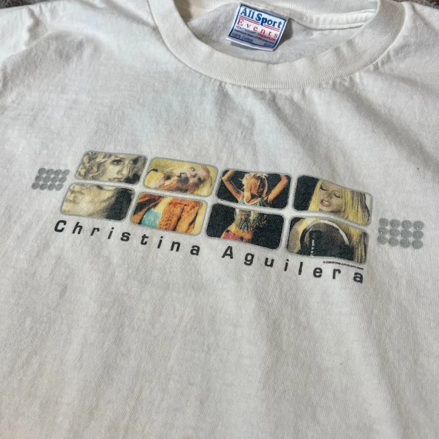 Vintage 2000 Christina Aguilera Concert T-Shirt | Small | 100% Cotton