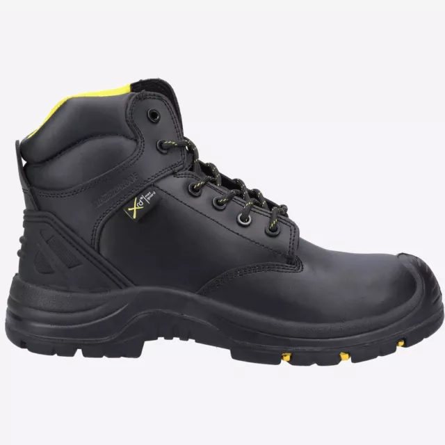 Amblers AS303C Men Leather Waterproof Working Outdoor Safety Boots Black