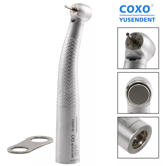 COXO Turbina Dental Luz LED Fiber Optic High Speed Handpiece fit KAVO Coupler CE