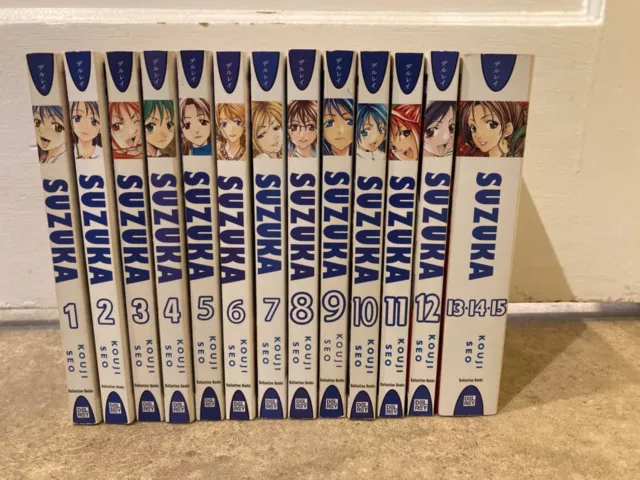 suzuka manga volumes 1-15 complete english kouji sei