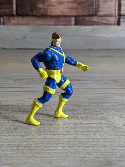 Cyclops Marvel X-Men Heavy Metal Heroes 2.5" Figure Die Cast Toy Biz 1994 3