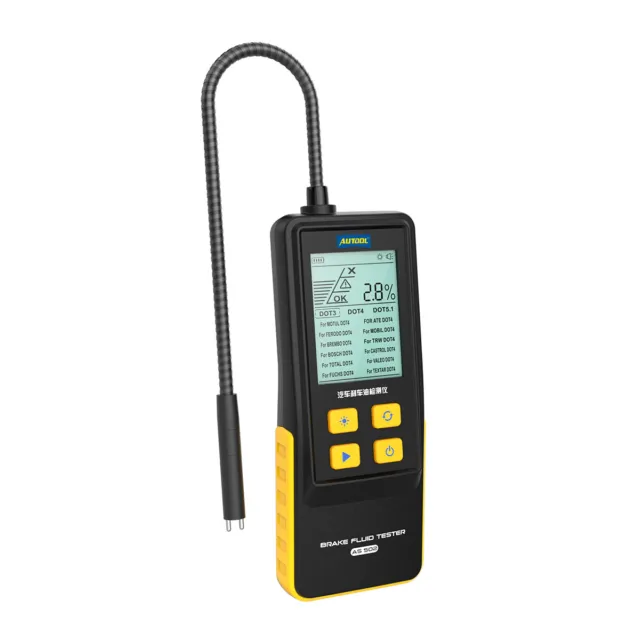 Brake Fluid Tester Auto Brake Oil Moisture Tester Detector For DOT3 DOT4 DOT5.1