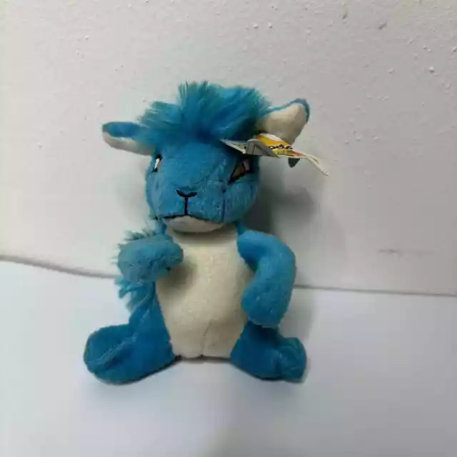 Neopets Blue Kyrii 4" Mini Plush McDonald's Happy Meal Toy Stuffed Animal
