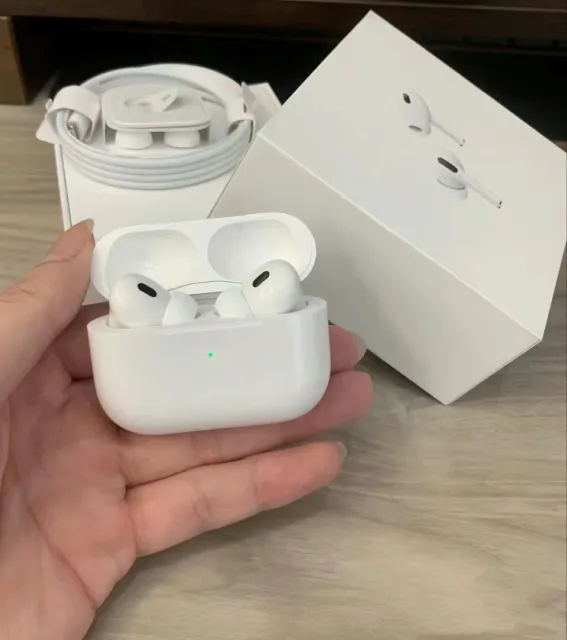 Apple Airpods Pro 2nd Generation With Magsafe Wireless Charging Case & Lanyard.