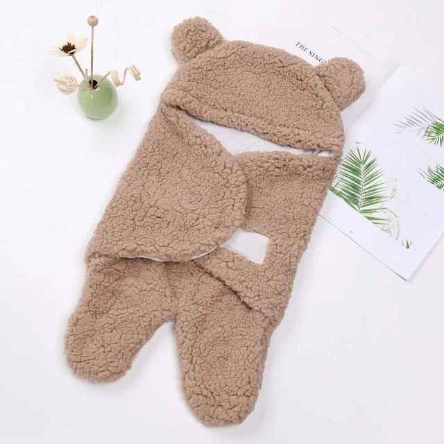 Infant Baby Bedding Flannel Baby Swaddle Sleepsack Sleeping Bag Wrap Blankets
