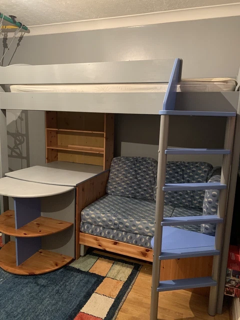 STOMPA UNO HIGHSLEEPER With Sofabed And Desk 350.00 PicClick UK