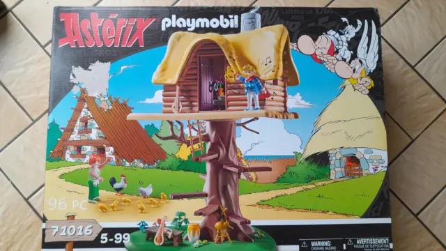 PLAYMOBIL Asterix 71016 Troubadix with Tree House, Toy for Children from 5  Years