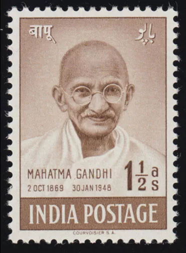 Indien 187 Gandhi Einzelmarke ** postfrisch / MNH