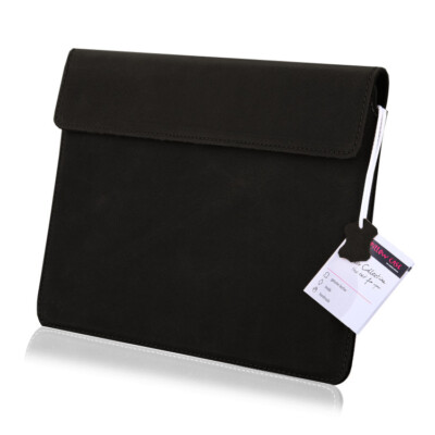 Echt Leder Tablet Custodia per Archos t101 WIFI CUSTODIA PROTEZIONE CASE 1a Marrone 