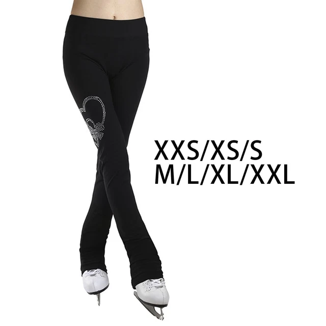 Pantalons De Patinage Artistique Pantalons Leggings Porter Thermique Sur La