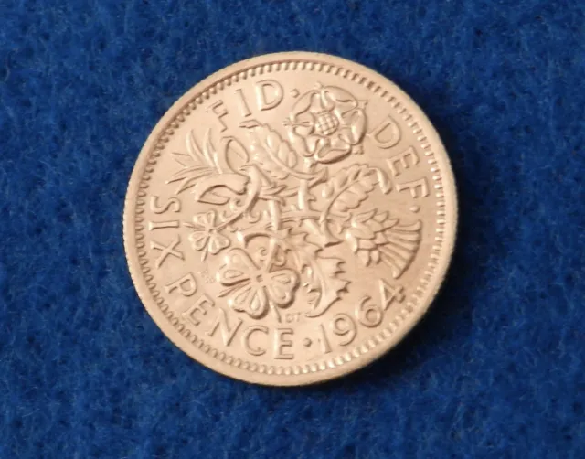 1964 Great Britain 6 Pence - Super Coin - See PICS