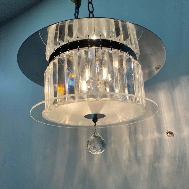 LED Modern Crystal Ceiling Lights Chandelier Lamp Pendant Bed Living Room Light