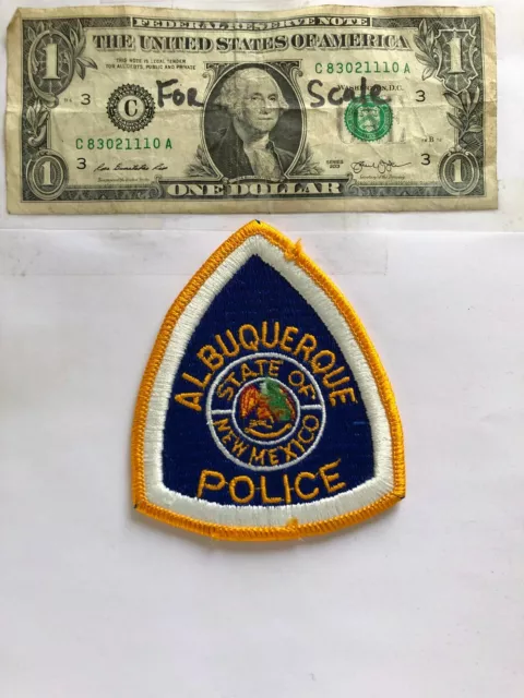 Albuquerque New Mexico Police Patch Un-sewn great condition