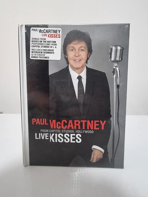 LIVE KISSES PAUL McCartney Book Presentation Rock Music DVD REGION