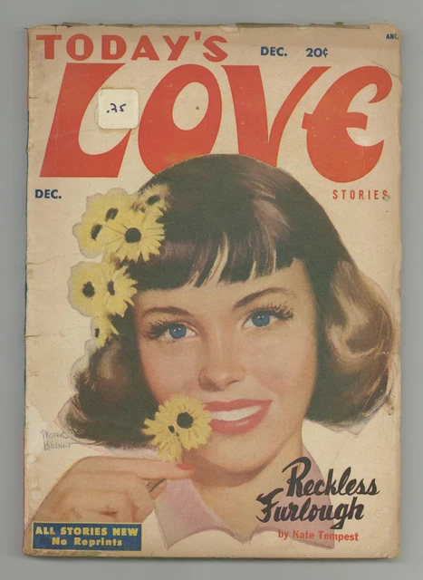 Today's Love Stories Pulp Dec 1951 Vol. 15 #4 GD/VG 3.0 Low Grade