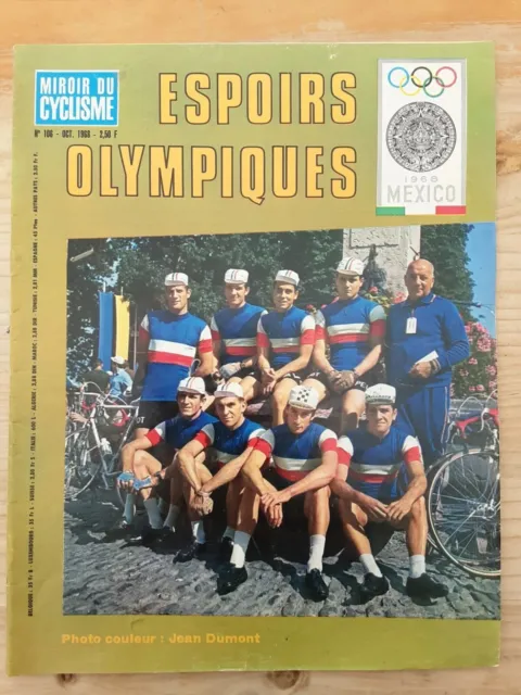 LOT 5 REVUES MIROIR DU CYCLISME MENSUEL 1968 avec la photo couleur 8