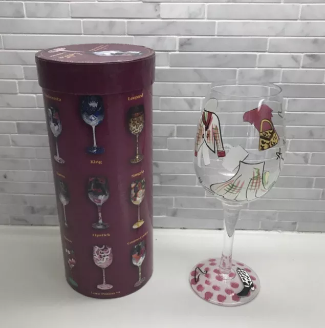 Novelty Wine Glass ~ Cute Love Quotes Hand and 50 similar items