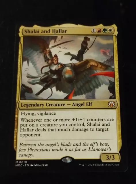 Shalai and Hallar x 1 - MOM Commander - NM - Magic: The Gathering - MTG