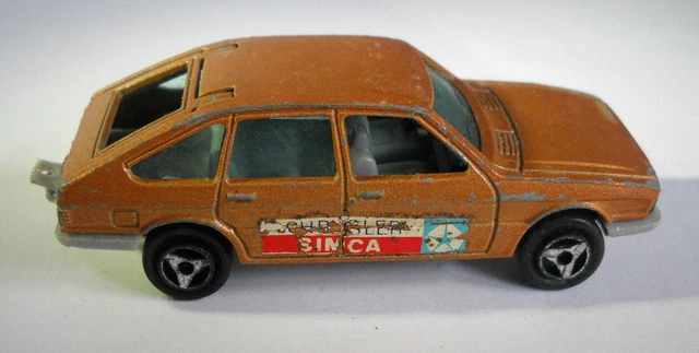 Majorette - Simca 1308 E1 Europe De 1980 France #2 Naranja