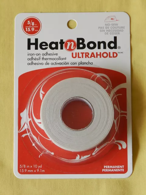 Heat n Bond Ultrahold Double Sided Iron-on Adhesive - 5/8" x 10 yds - HeatnBond