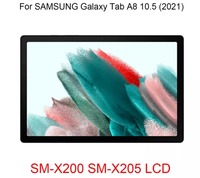 For Samsung Galaxy Tab A8 10.5 X200/X205 LCD Display Touch Screen Digitizer