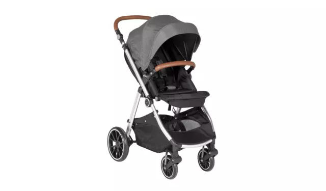 Baby Kinderwagen Ebenholz Deluxe faltbar & tragbar Kleinkind Reisekinderwagen von Cuggl