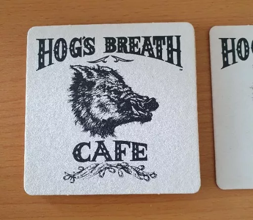 Hogs Breath Cafe Coasters Lot Of 8