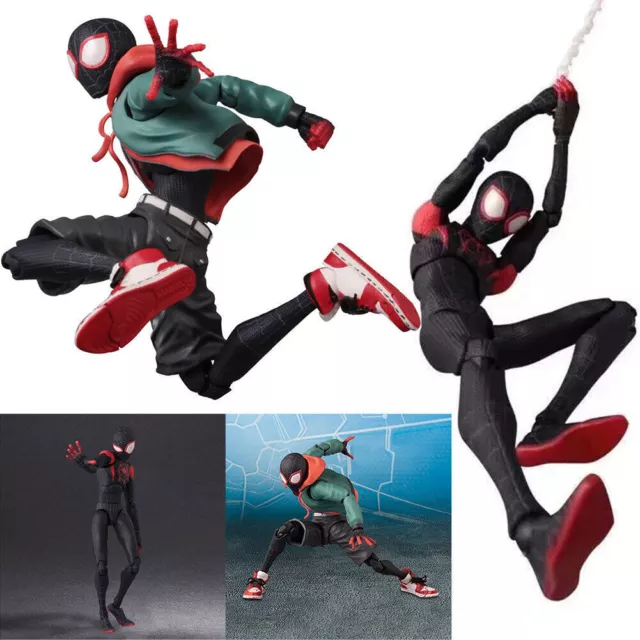 Spiderman Miles Morales PVC Action Figure Toy Across the Spider-Verse Collection 3