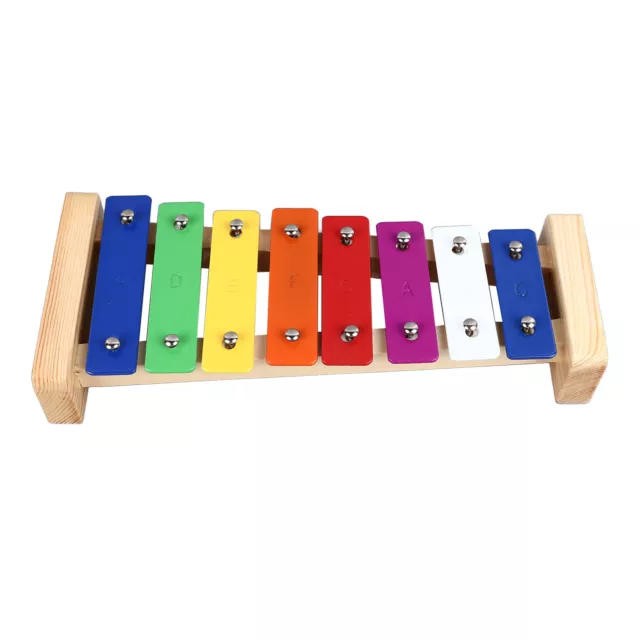 8 Notes Xylophone Instrument De Xylophone éducatif Glockenspiel Coloré