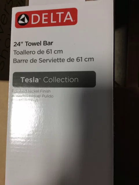 Delta  Tesla 24" Bath Towel Bar Polished Nickel Finish 752240-PN 1J1
