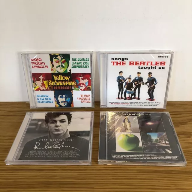 4x Mojo Magazine Beatles CD Albums All New & Sealed Roots of Paul McCartney etc.