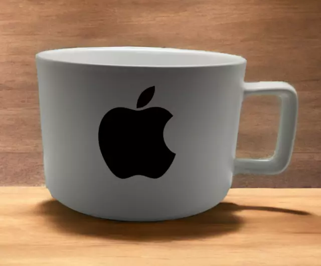 Tazza In Ceramica 400 Ml Con Stampa In Vinile Logo Apple Steve Jobs