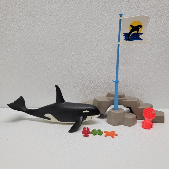 Ballena Playmobil Animales Acuaticos Playmobil-4489-investigador Y