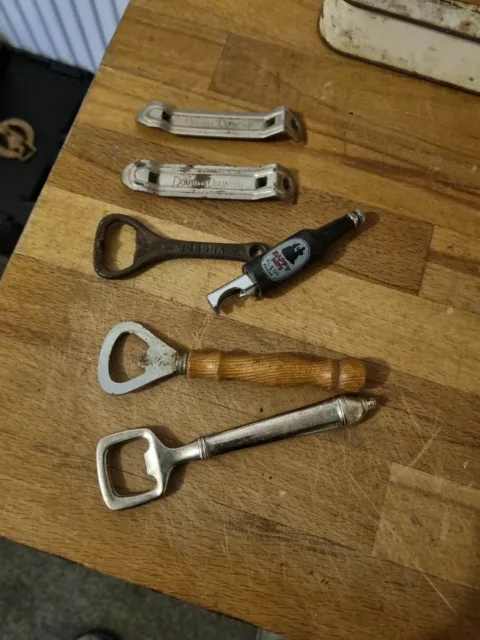 Vintage Bottle Openers - Job Lot Of 6