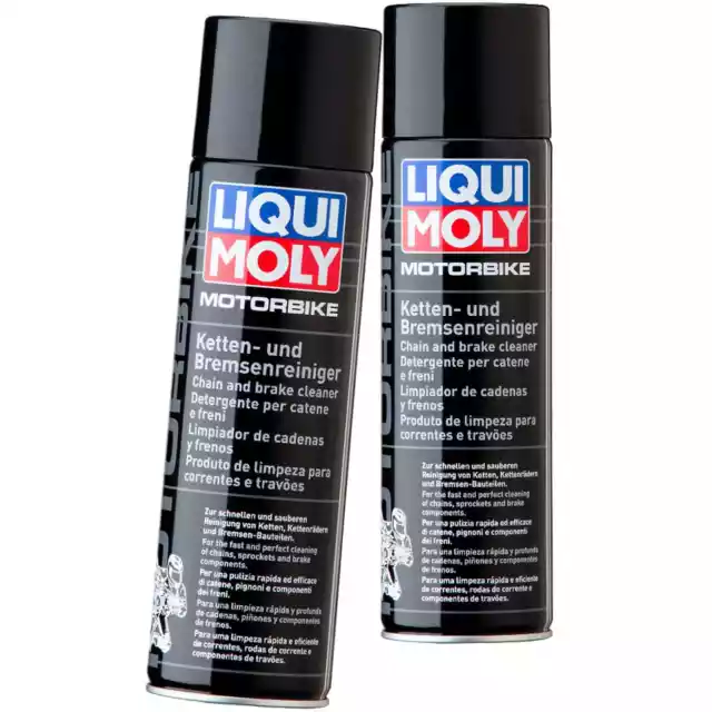 2x 500ml  LIQUI MOLY BREMSENREINIGER KETTENREINIGER UNIVERSALREINIGER CLEANER