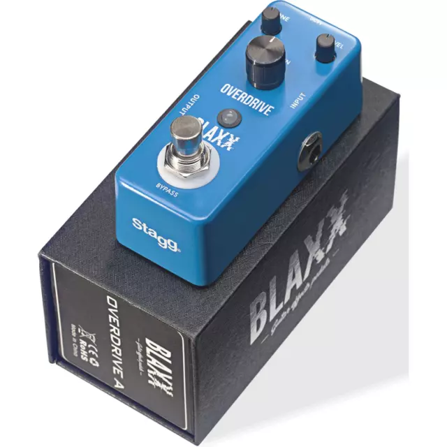 Mini Pedale D'effet Overdrive Marque Blaxx Drive-A