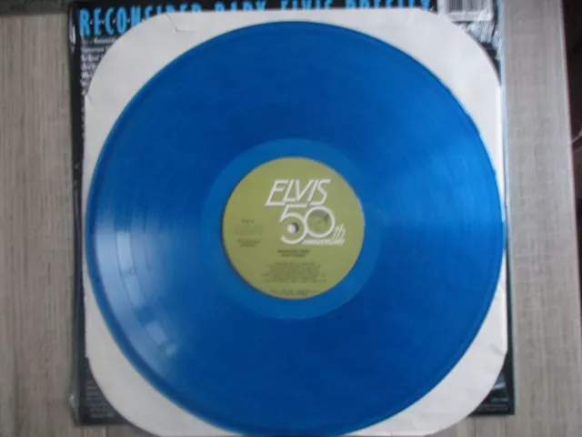 RARE! VINYLE LP 33 TOURS "ELVIS PRESLEY SINGS THE BLUES" blue disc / RCA