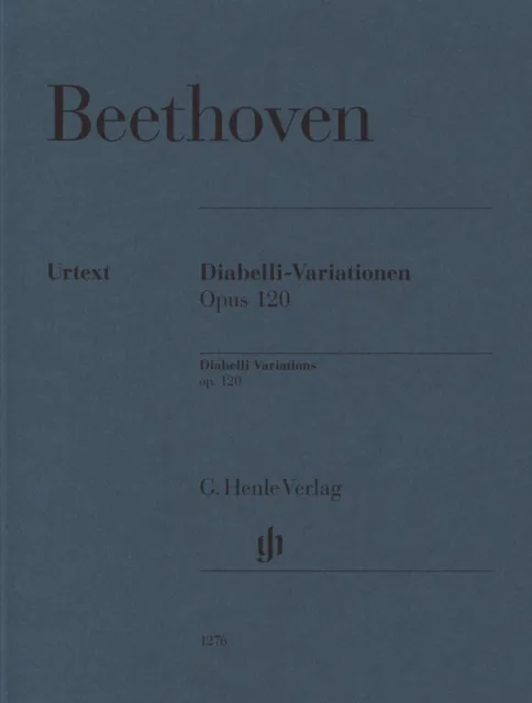 Diabelli-Variationen op.120, Beethoven, Urtext - PORTOFREI VOM MUSIKFACHHÄNDLER