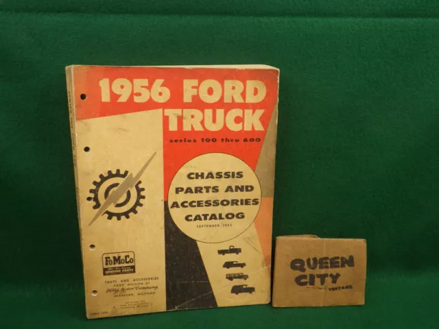 1956 Ford truck parts and accessories catalog 100-600 series F100