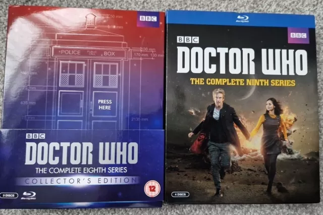 Doctor Who Complete Series 8 & 9 Blu Ray Boxset - Bbc - Peter Capaldi