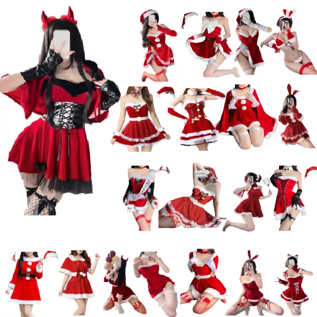 SEXY SANTA CHRISTMAS Women Outfit Ladies Miss Mrs Claus Fancy
