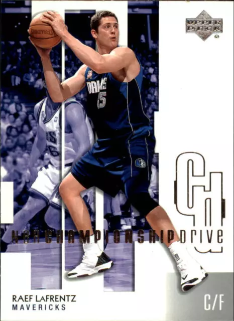 2002-03 Upper Deck Championship Drive Mavericks Basketball Card #18 LaFrentz