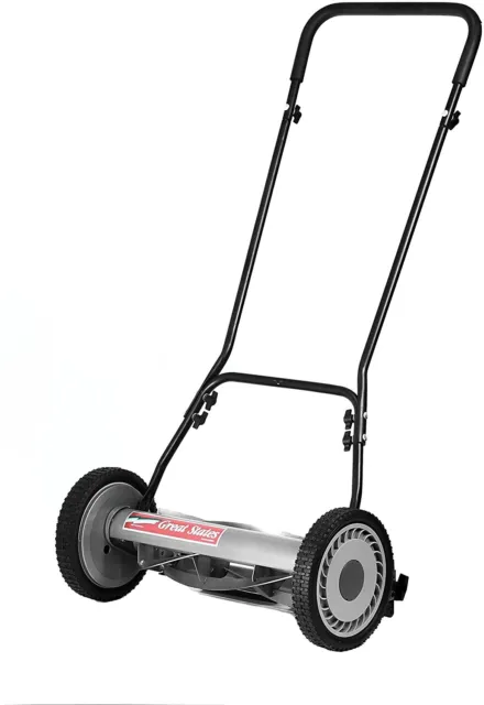 18-INCH 5-BLADE PUSH Reel Lawn Mower Self-Propelled Walk-Behind Lawn Mowers  US $127.20 - PicClick
