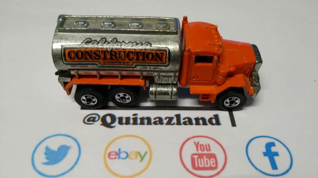 Hot Wheels Vintage CAT Dump Truck - Workhorses 1981 - Fabriqué à Hong Kong