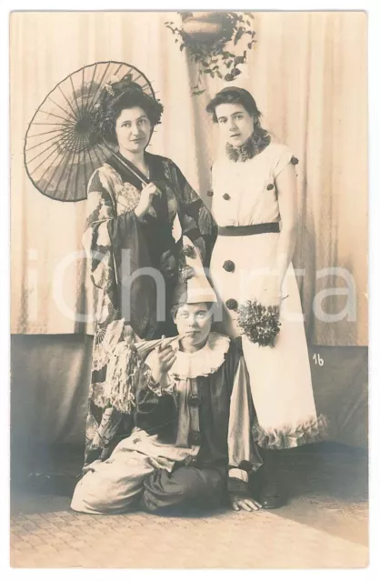 1925 ca HALBERSTADT (D) - CARNEVALE - Ragazze in costume (7) Foto 9x14 cm