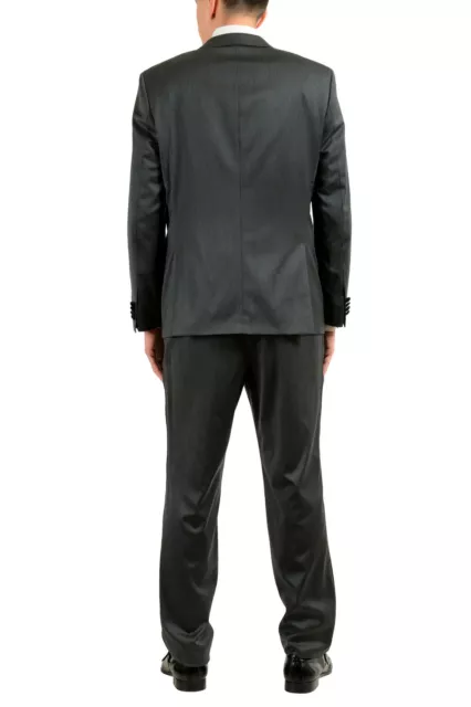 Hugo Boss "Hanford/Golden" Men's Gray Wool Tuxedo Two Button Suit 3