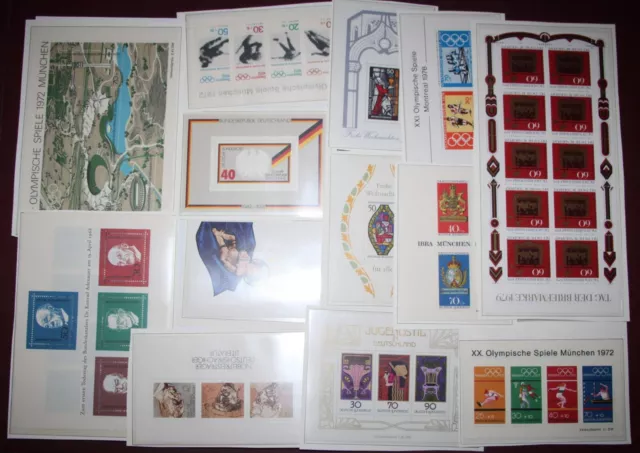 Lot BRD - ca. 850 Briefmarken postfrisch **!