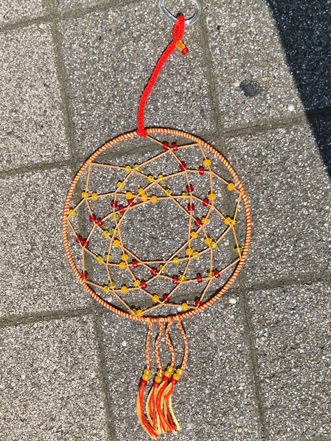Traumfänger Selbstgemachte 25cm Durchmesser