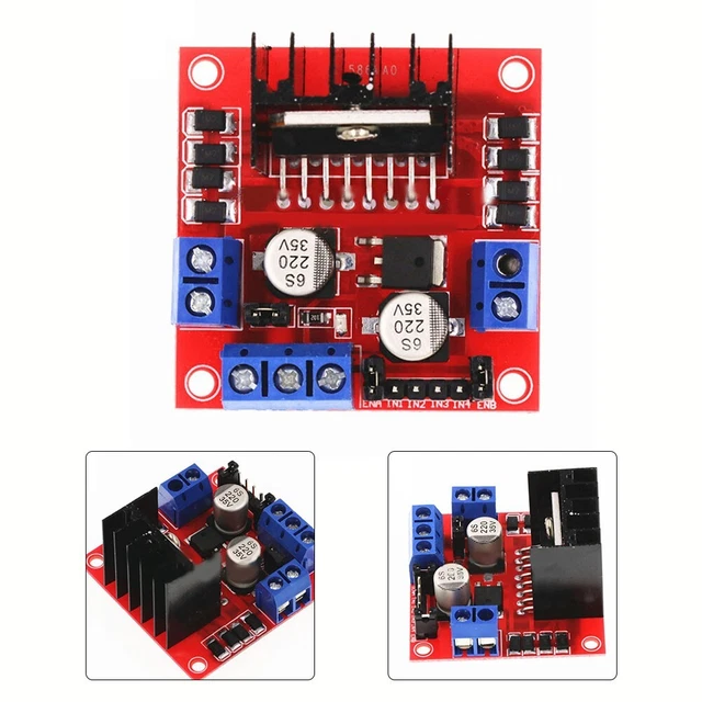 DC Stepper Motor Controller Dual H Bridge Motor Drive Modul Starke Fahrfähigkeit