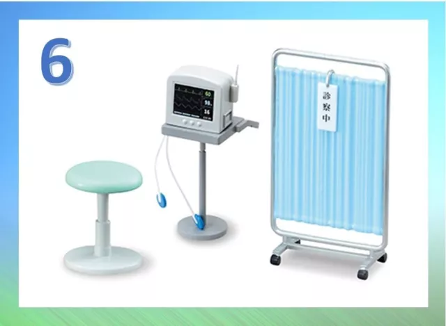 Re-ment Miniature Petit Sample Dr. Petit Clinic Set rement 800YEN  No.006